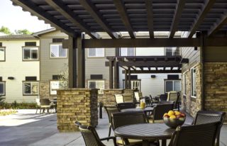 Outdoor Patio Seating at Ralston Creek